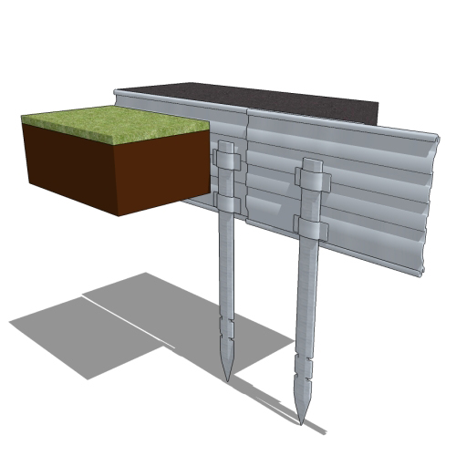 CAD Drawings BIM Models Permaloc Corporation ProSlide Commercial Grade Sliding Landscape Edging